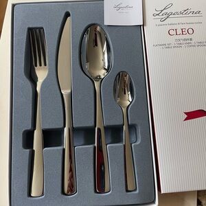 LAGOS Cleo Polished Silver Flatware Set